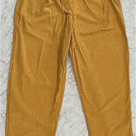 Y2K Light Brown Corduroy Low Rise Flare Pants - Picture 3 of 7